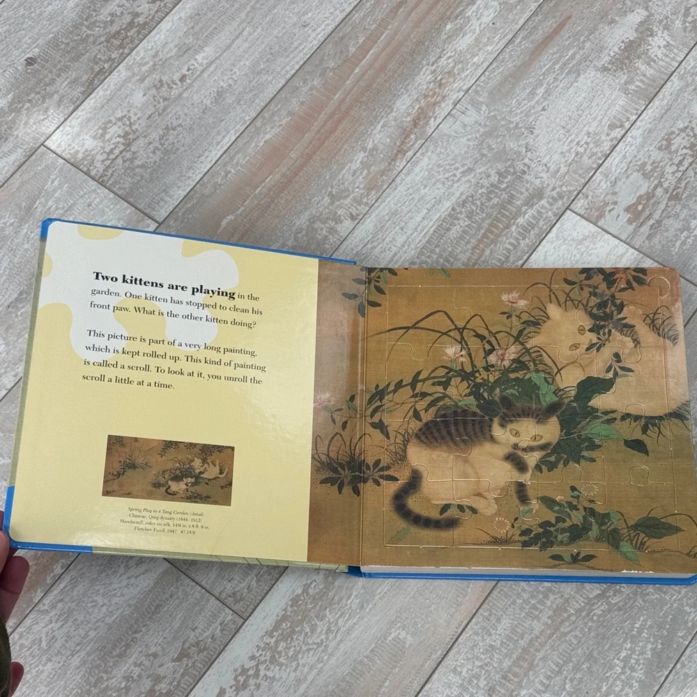 The Metropolitan Museum of Art Puzzling Cats Book: With Eight‎ 16-piece Puzzles